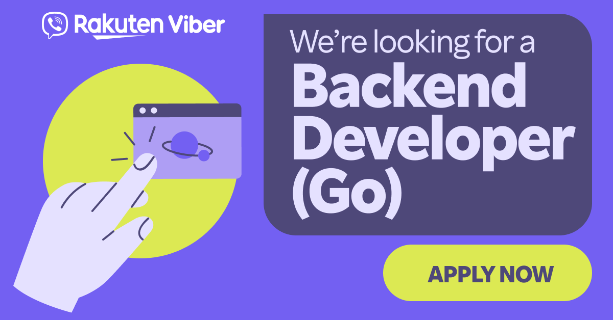 Senior golang developer viber